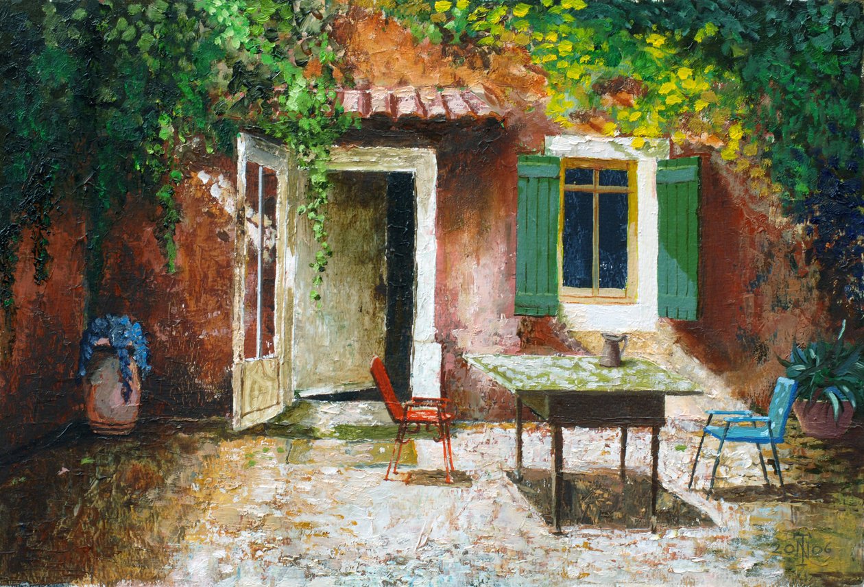 法国露台，2006年 作者 特雷弗·尼尔