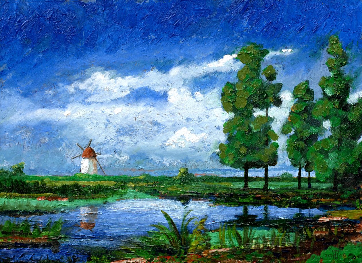 风车，荷兰，2006 作者 特雷弗·尼尔