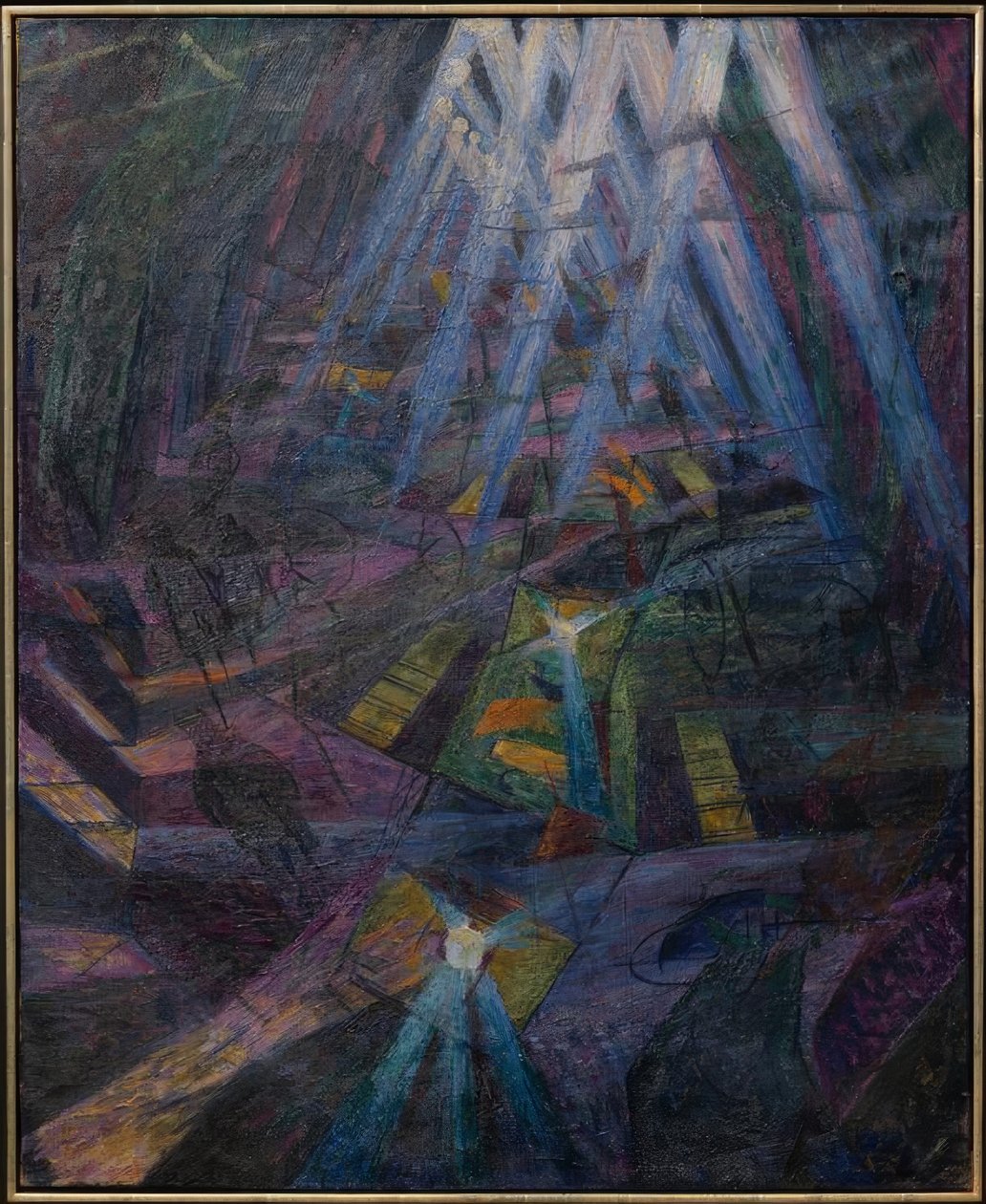 街道的力量 作者 翁贝托·博西奥尼（Umberto Boccioni）