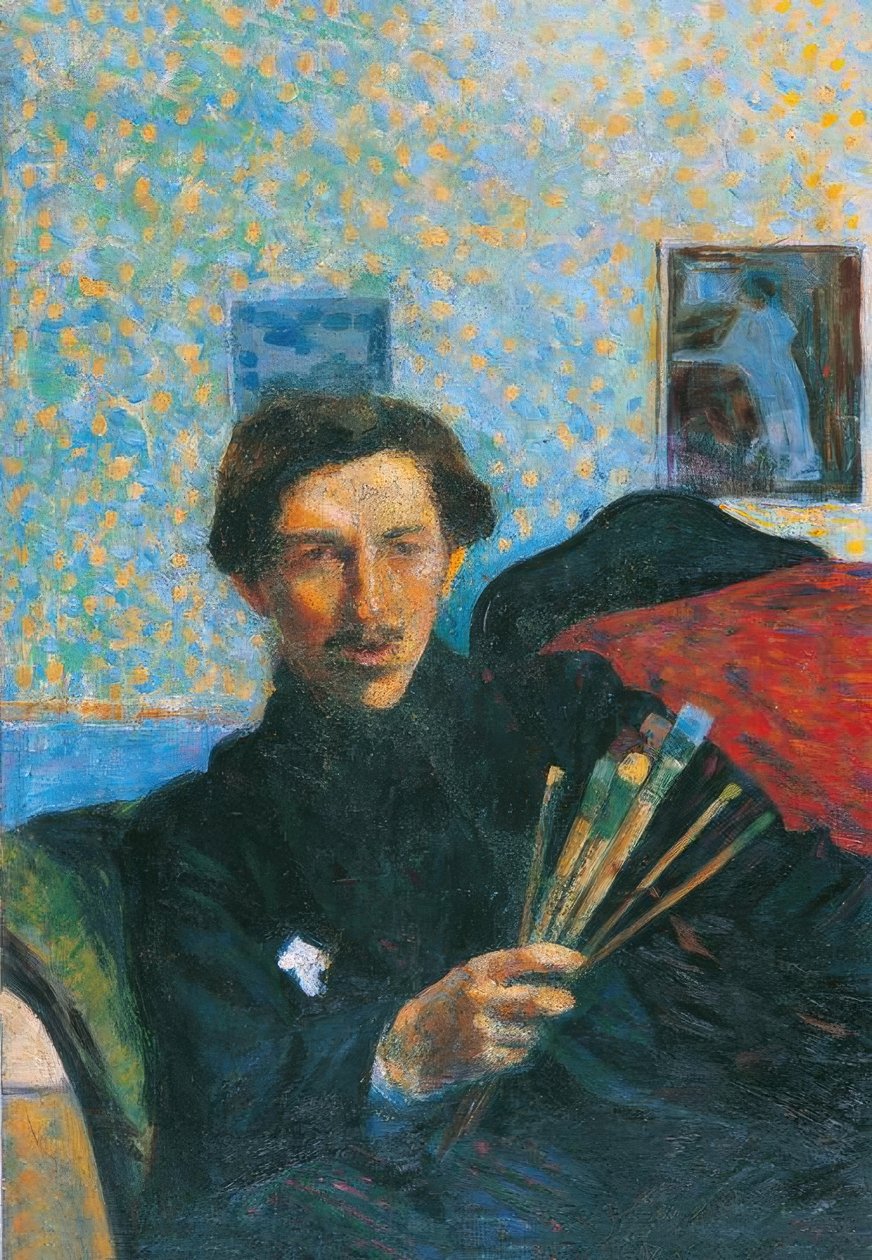 自画像 作者 翁贝托·博西奥尼（Umberto Boccioni）