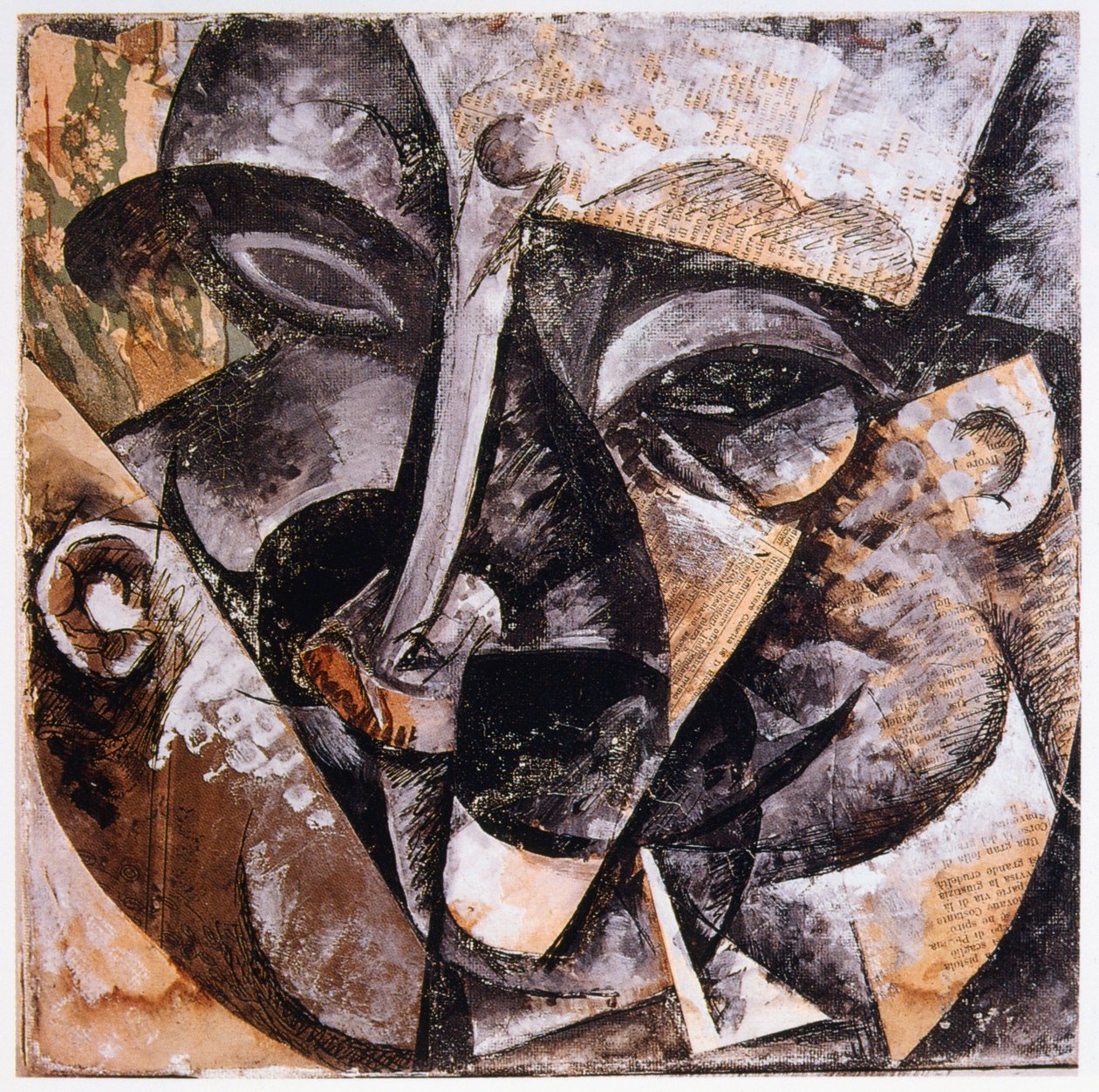 芒头动力，1914年 作者 翁贝托·博西奥尼（Umberto Boccioni）