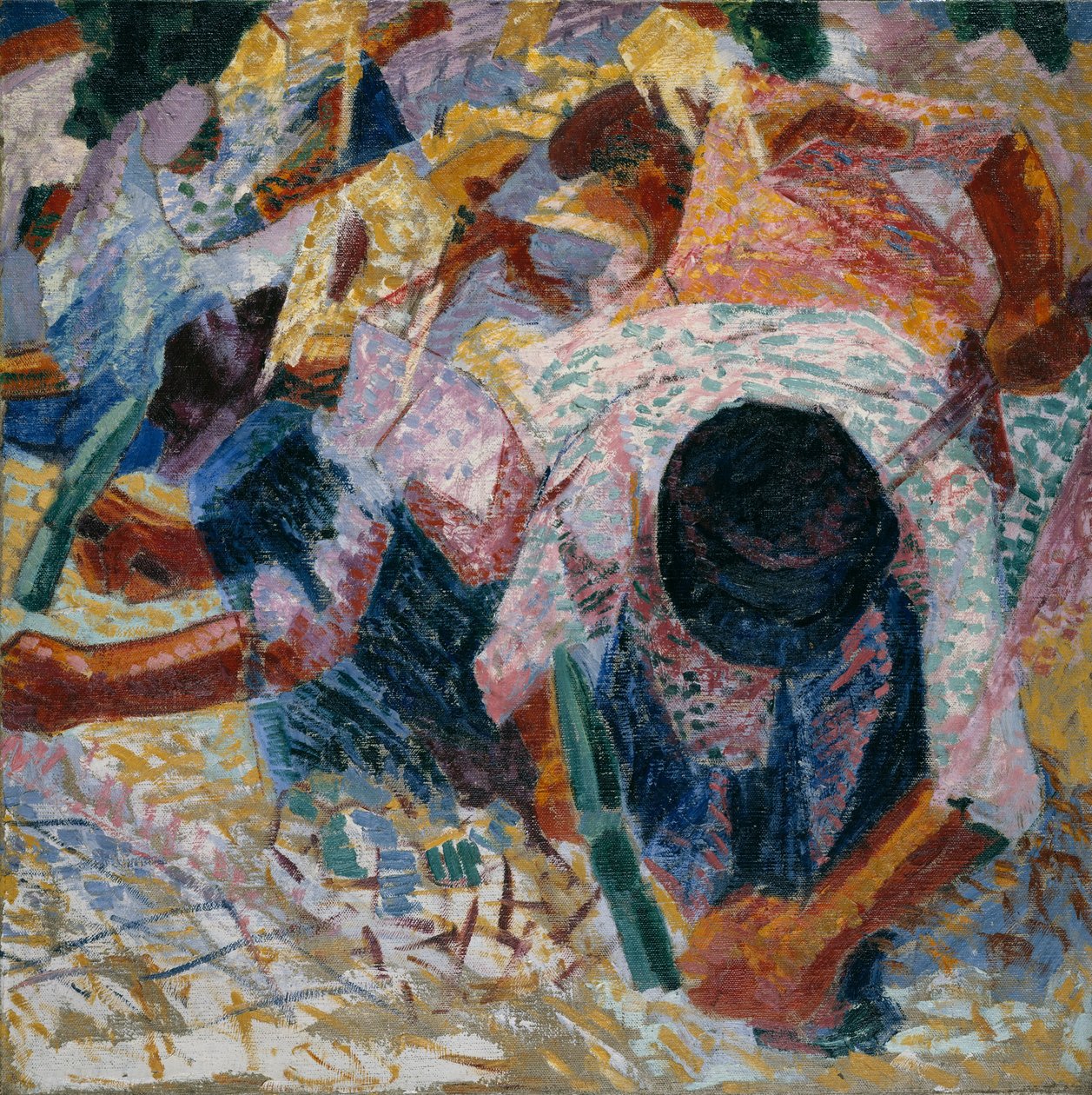摊铺机 作者 翁贝托·博西奥尼（Umberto Boccioni）