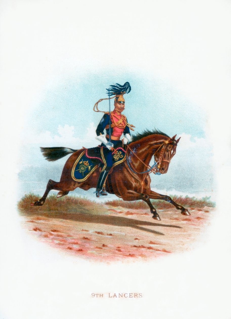 第九枪骑兵，1889 作者 不明