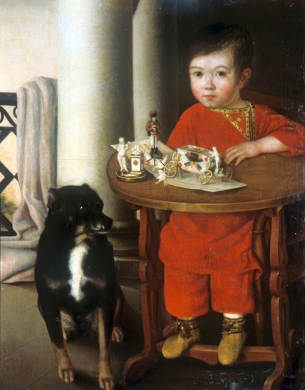 A Boy with Toys 作者 不明