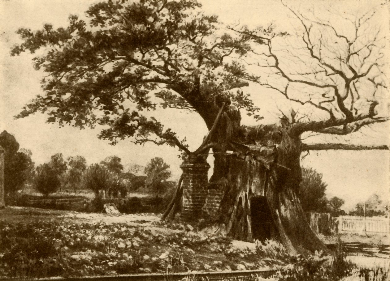 一个非常早的火车站，1930年。 作者 不明