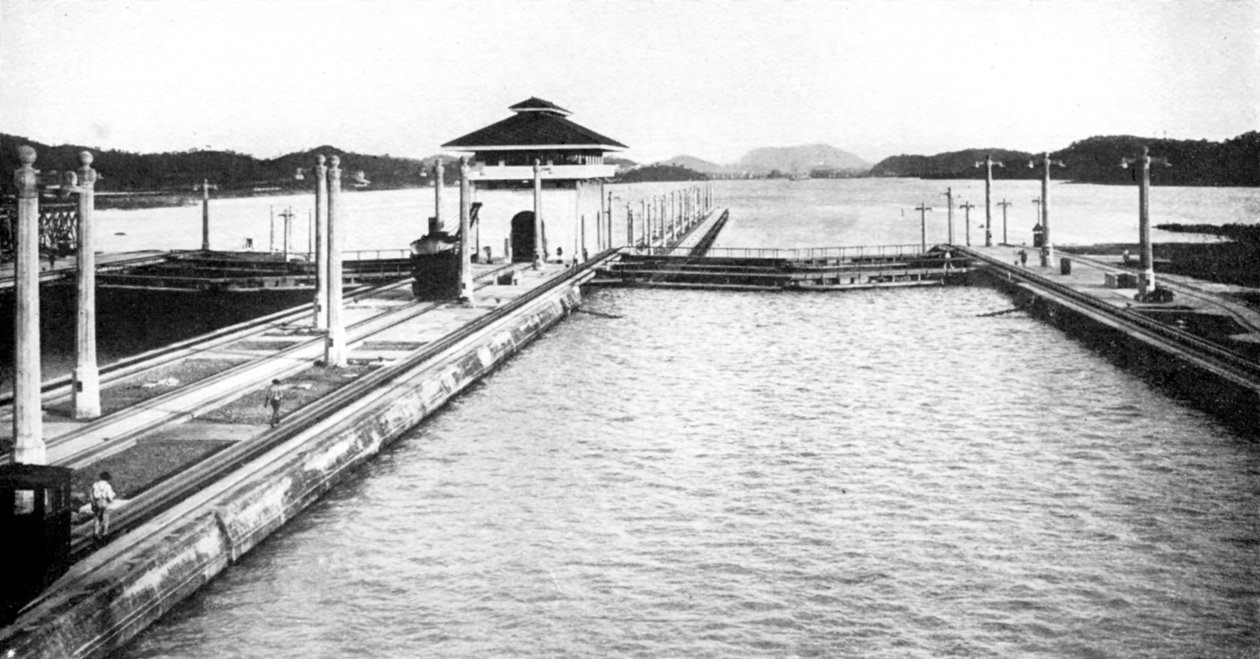 巴拿马运河的锁，1926年，巴拿马 作者 不明