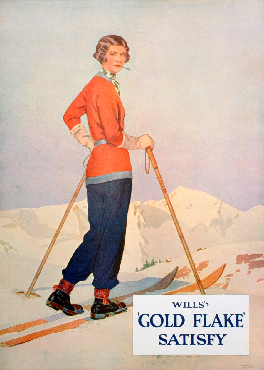 1930年Wills金鳞片卷烟广告 作者 不明