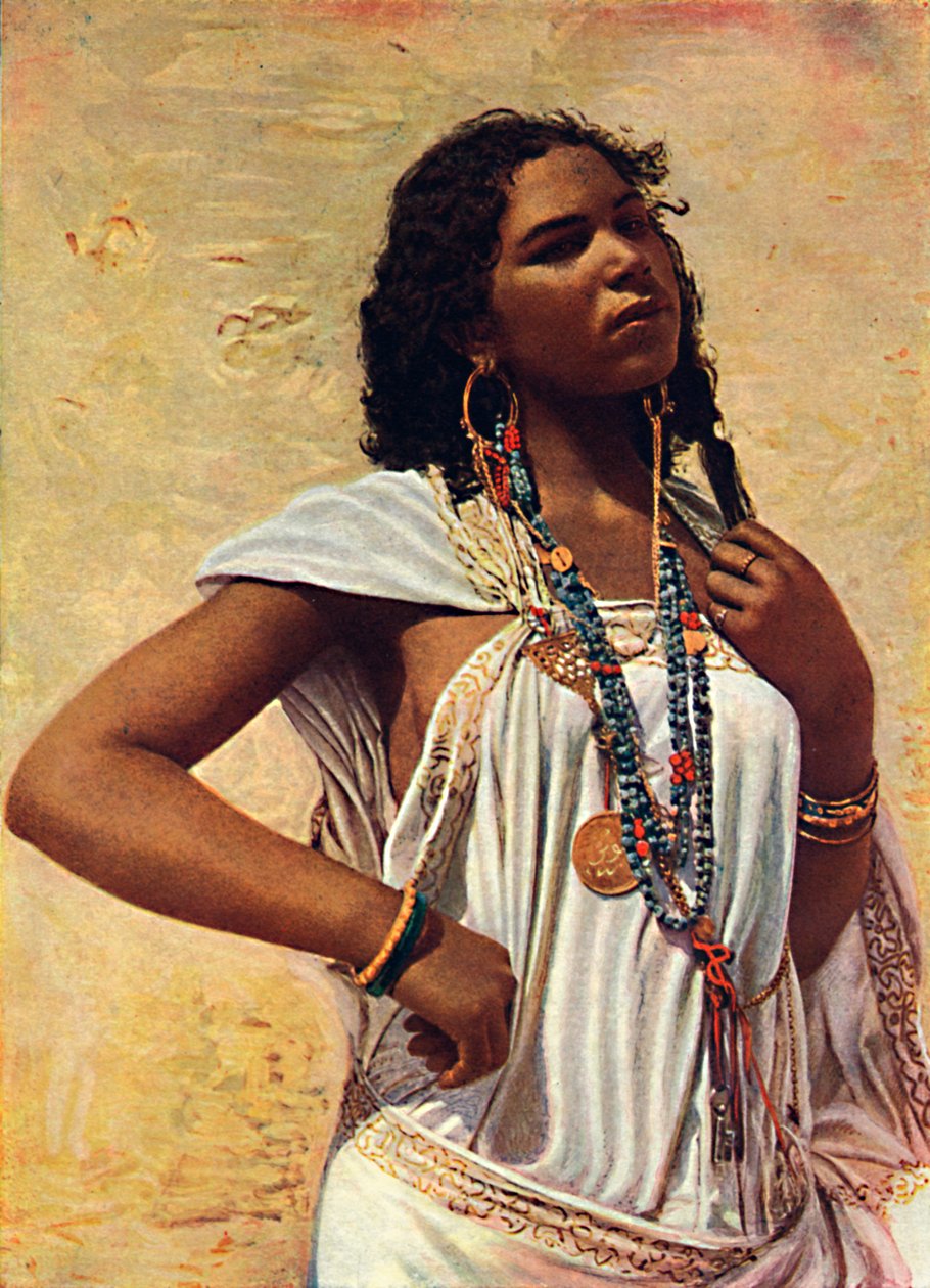 阿拉伯女人，1912年 作者 不明