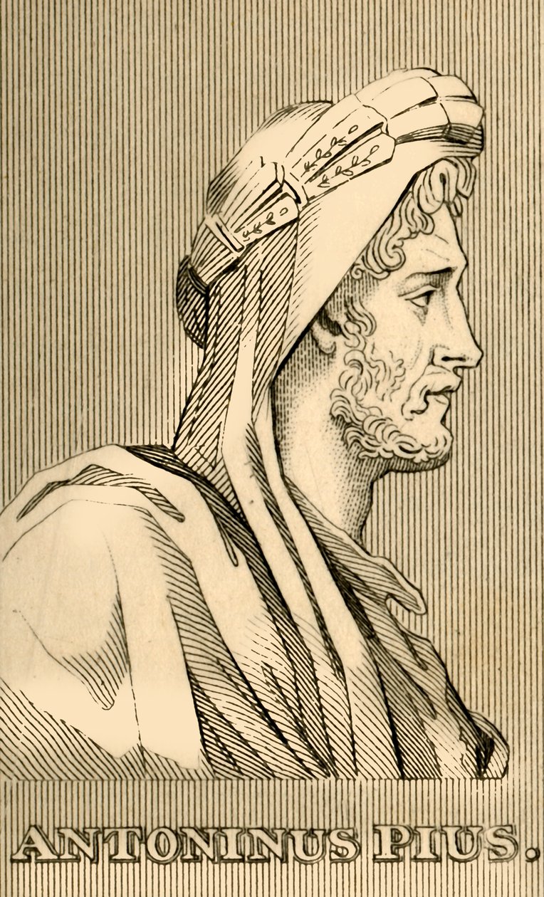 哈德良，AD86-161，1830。 作者 不明