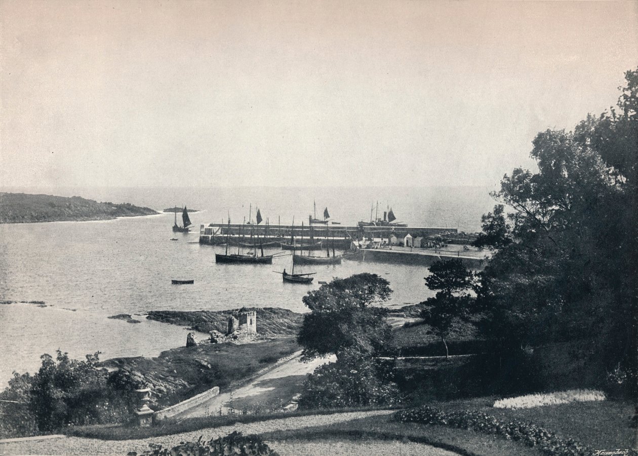 Ardglass-海港全景，1895年 作者 不明