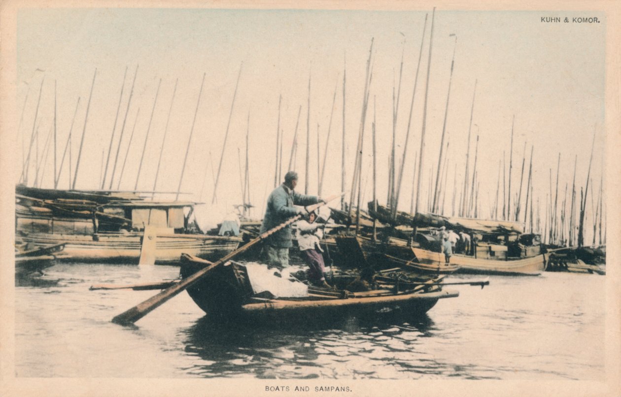 船和萨潘斯（C1910）。 作者 不明