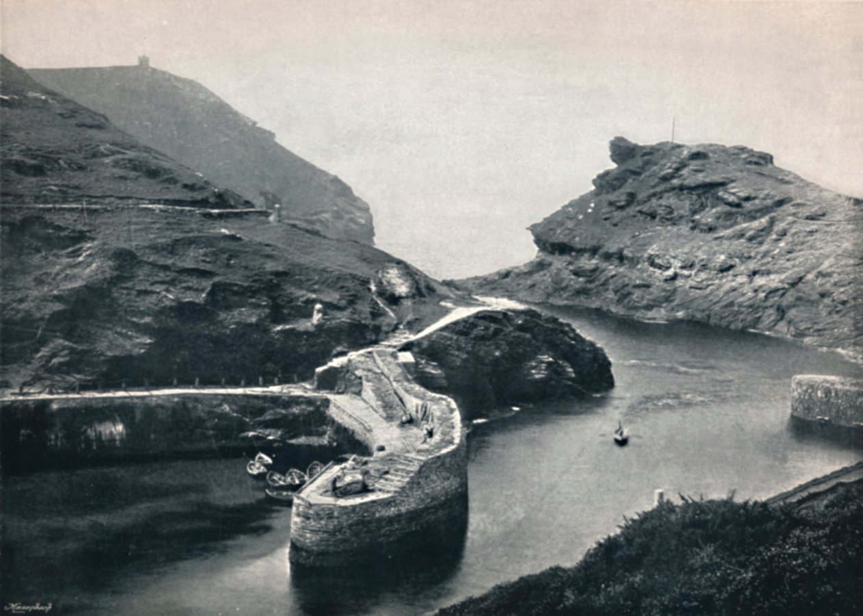 博斯卡斯尔-海港风光，1895年 作者 不明