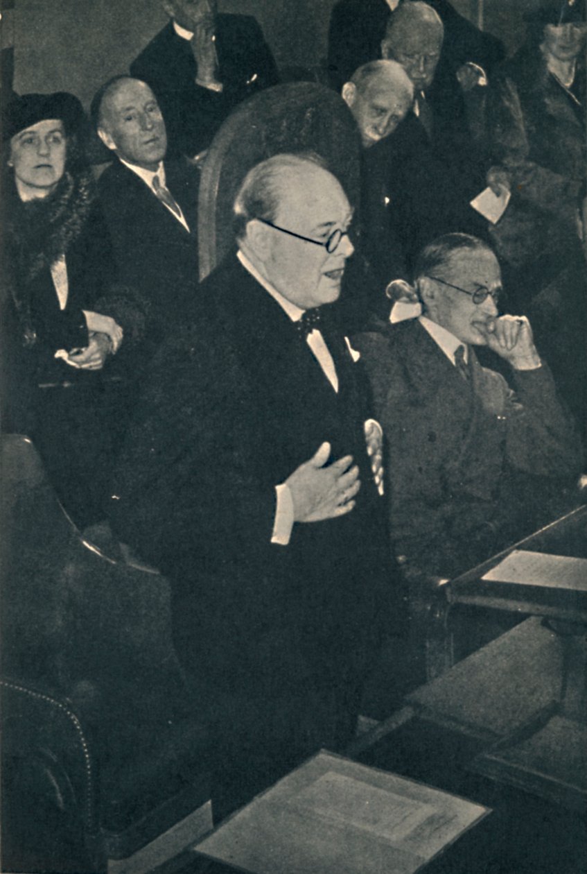 广播到帝国和美国，大约在1945年。 作者 不明