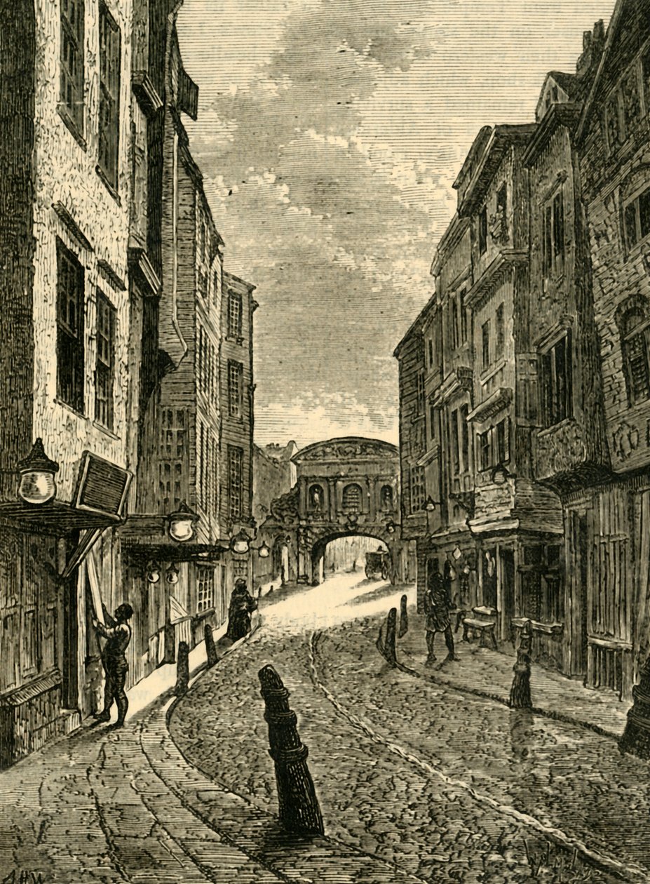 1881年1800年的屠夫行。 作者 不明