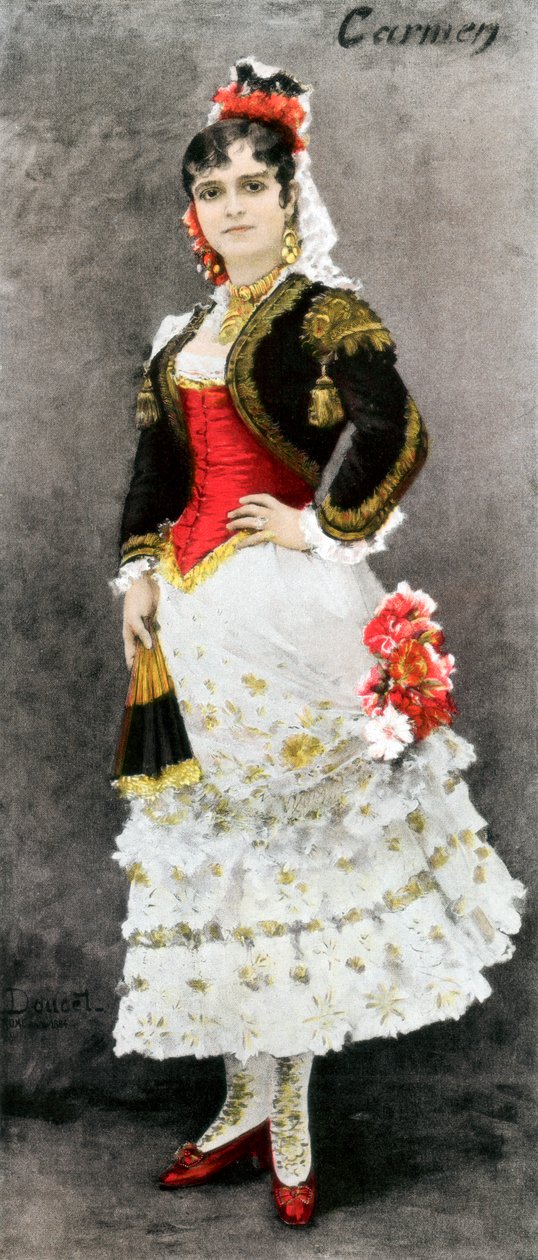 卡门，1889年 作者 不明