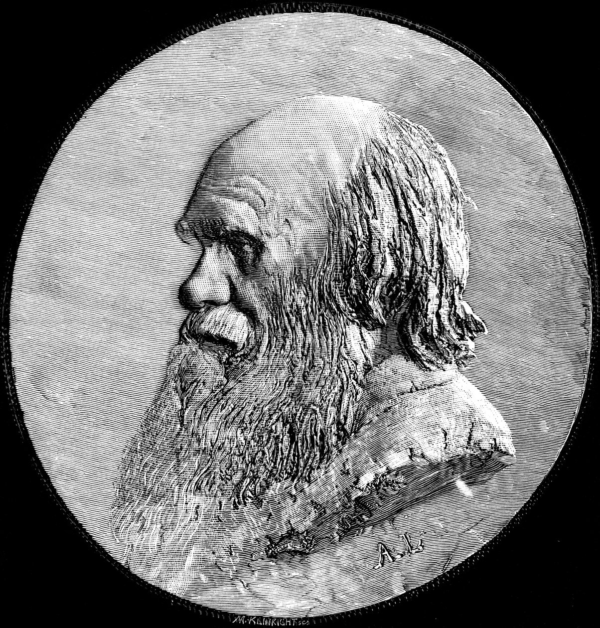查尔斯·达尔文，1882年 作者 不明