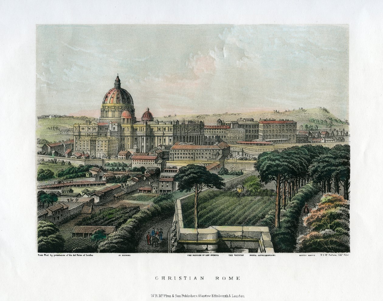 基督教罗马，意大利，c1865 作者 不明