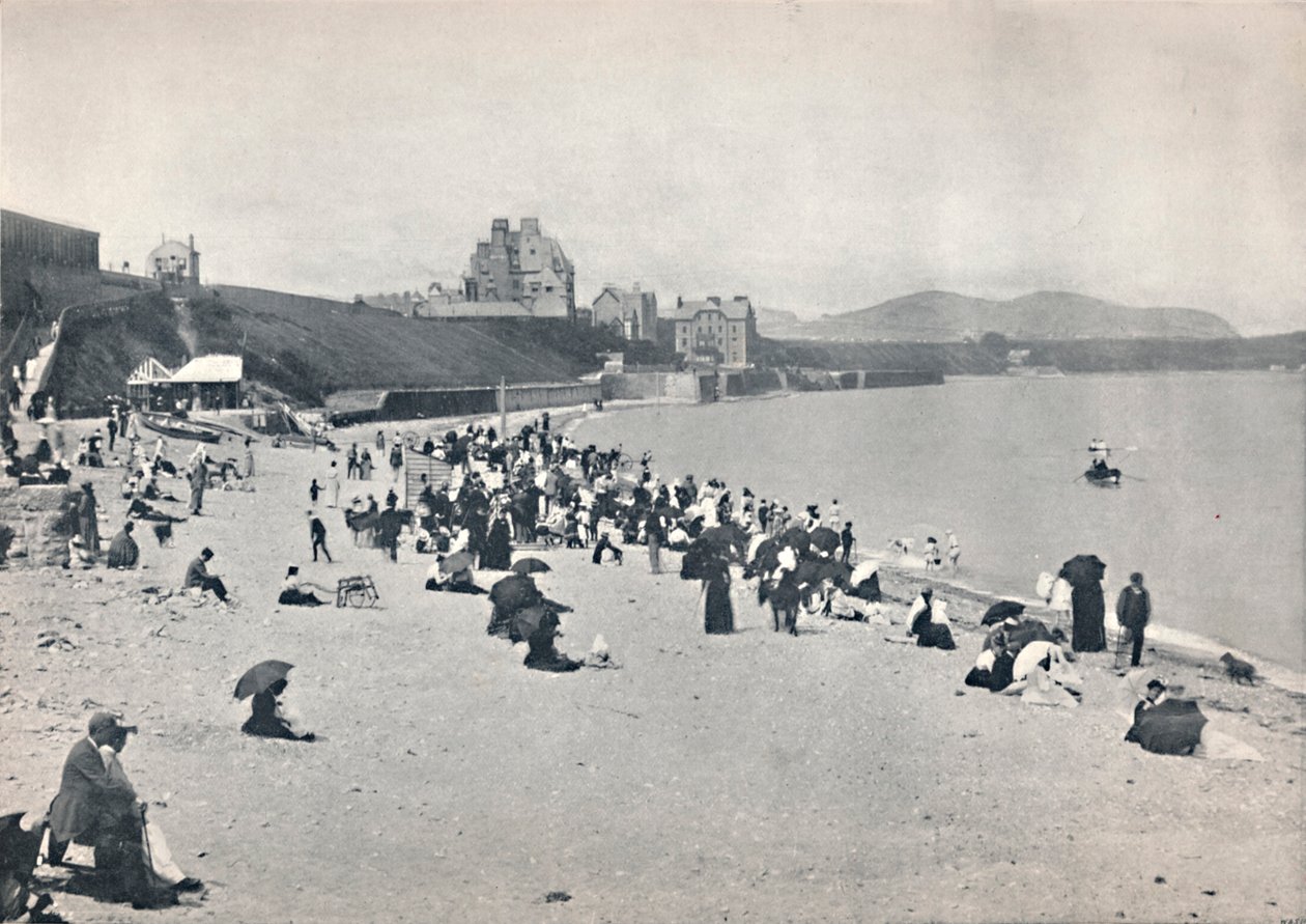 科尔温湾-沙滩，1895年 作者 不明