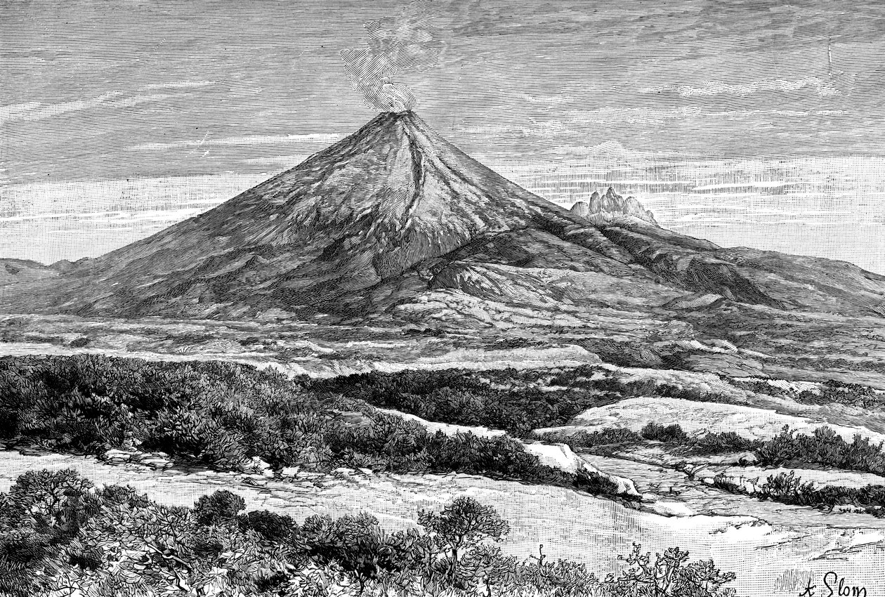 厄瓜多尔科托帕希火山，1895年 作者 不明