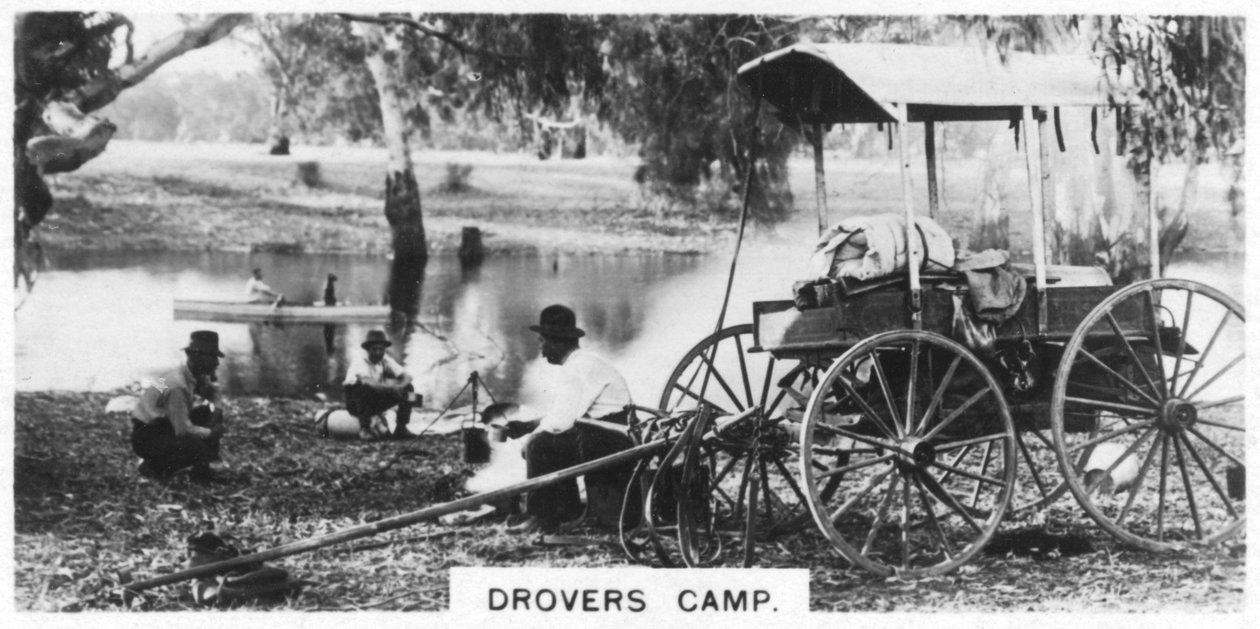 澳大利亚Drovers营地，1928年 作者 不明
