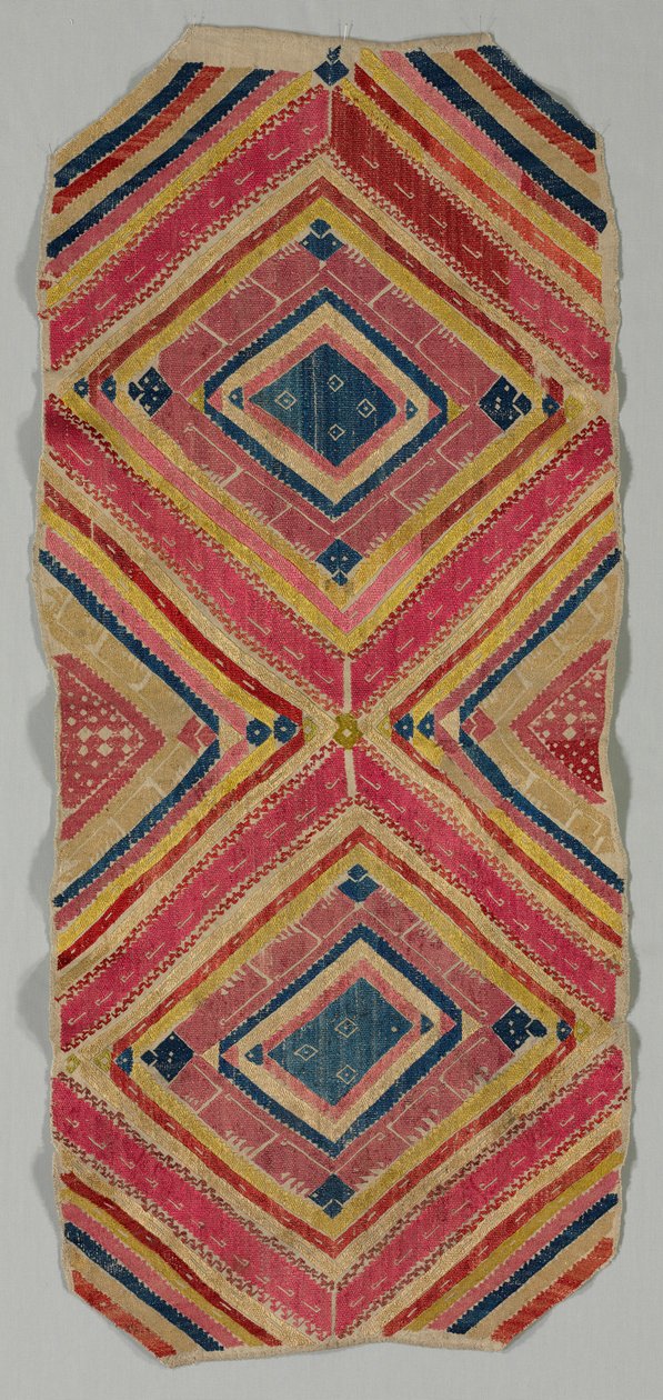 刺绣，1600s-1700s。 作者 不明