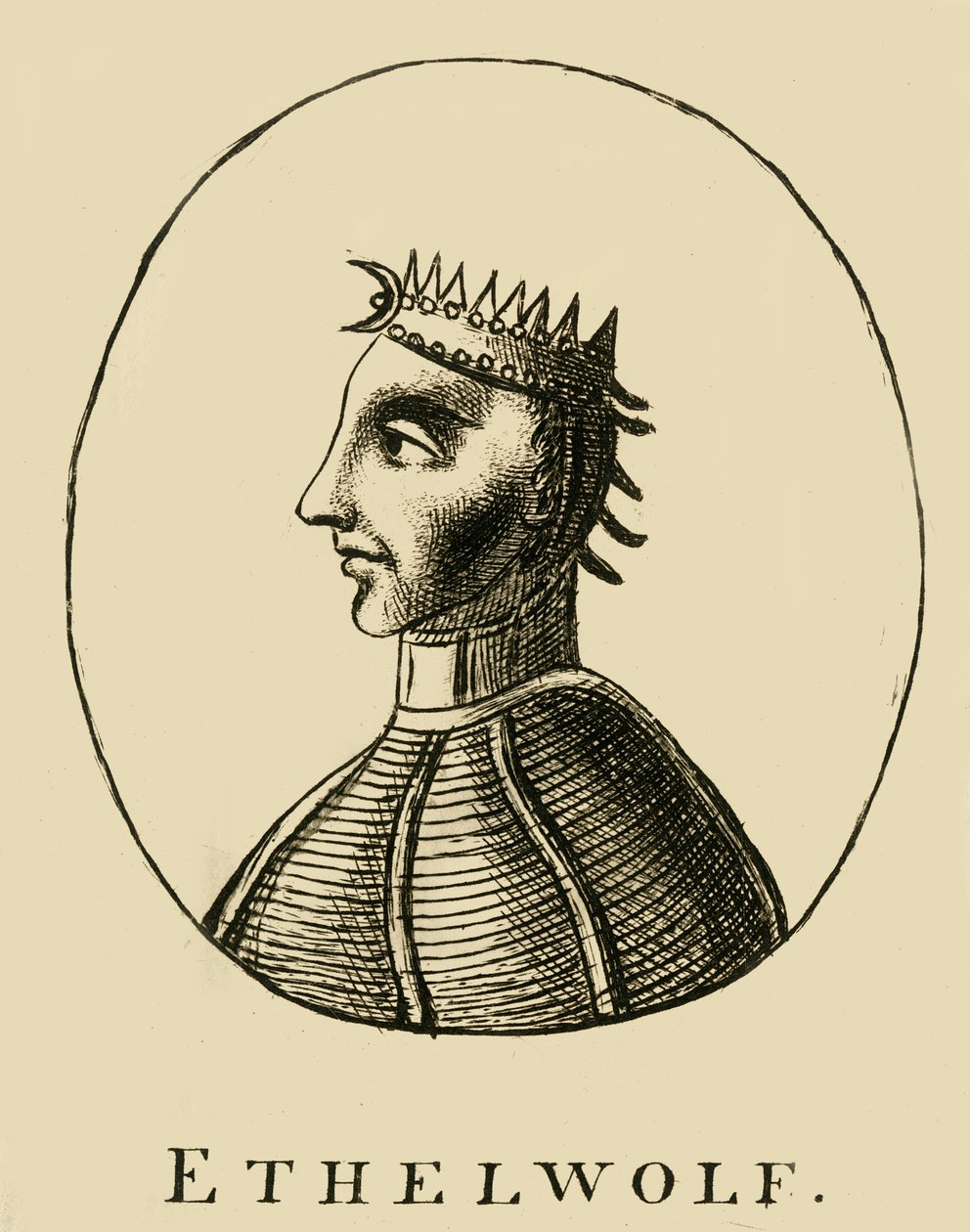 Ethelwolf，18世纪。 作者 不明