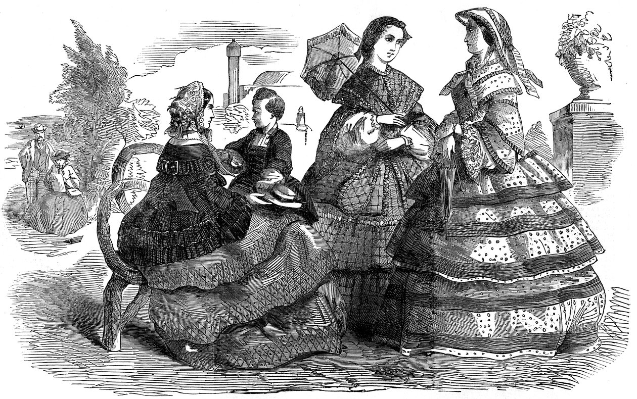 1857年8月的时装 作者 不明