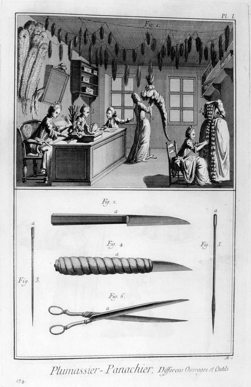 羽毛梳妆师，1751-1777年 作者 不明