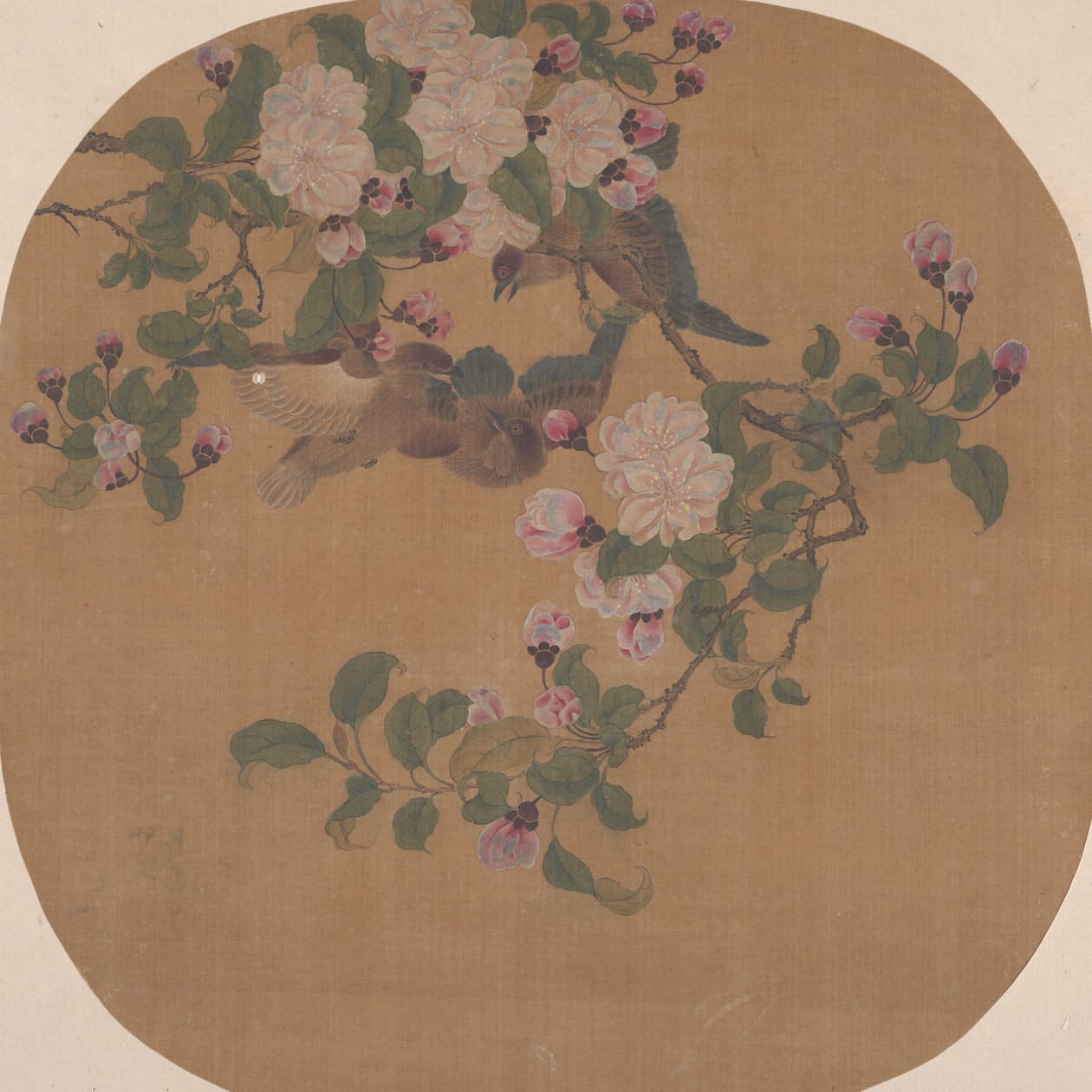 花与鸟。 作者 不明