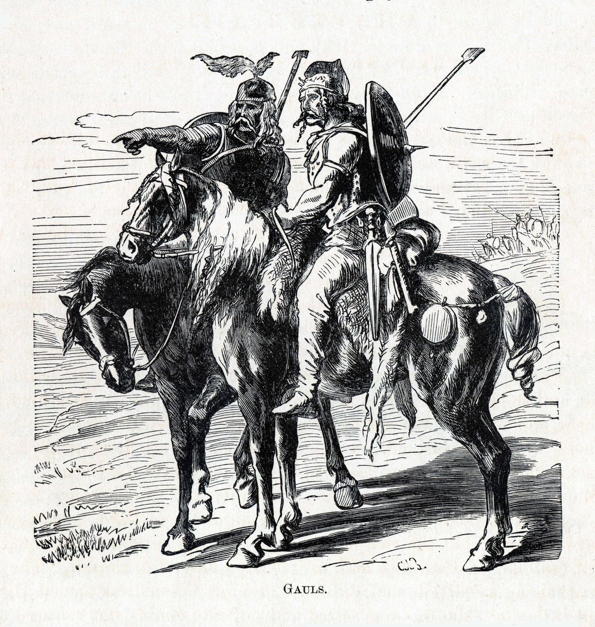 高卢（Gauls），1882年 作者 不明