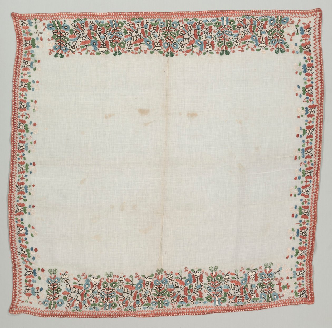 头巾，1800年代。 作者 不明