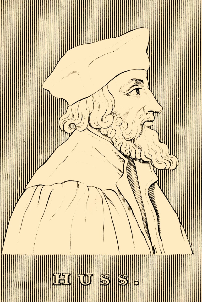 侯斯，c1369-1415，1830年。 作者 不明