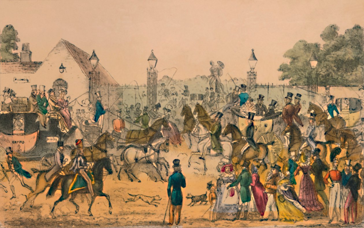海德公园角，1825年，c1870 作者 不明