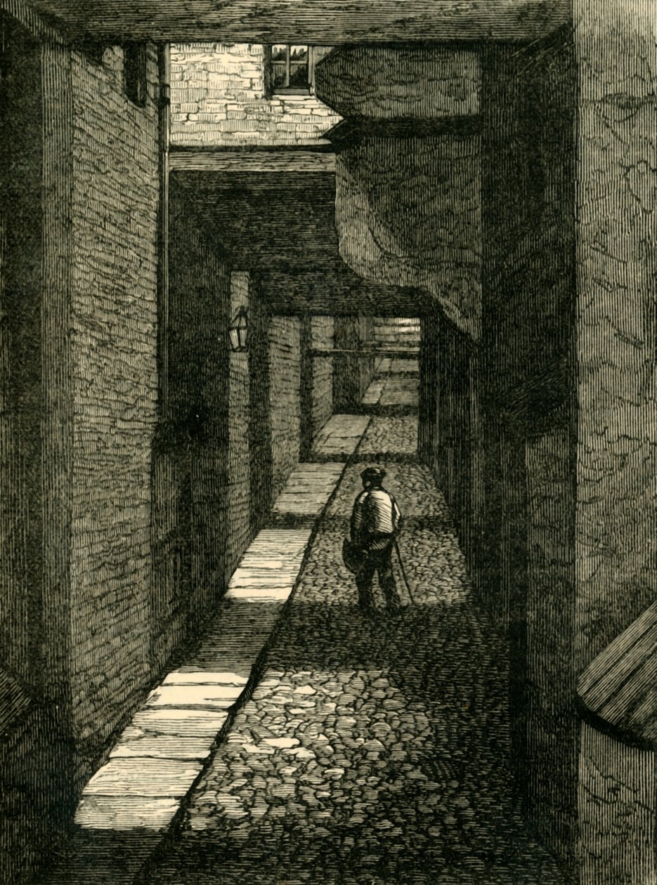 常春藤桥巷，1881年。 作者 不明