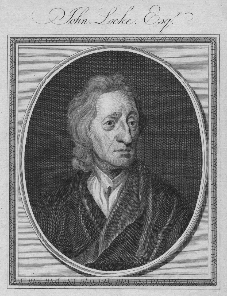约翰·洛克。 1786年成立。 作者 不明