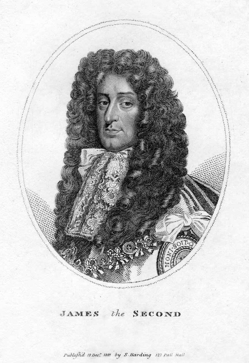 英格兰国王詹姆斯二世，1801年 作者 不明