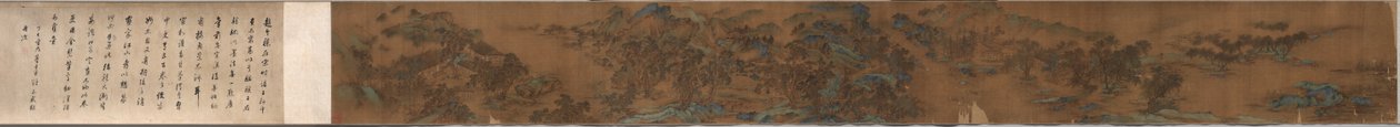 风景（1368-1644）。 作者 不明