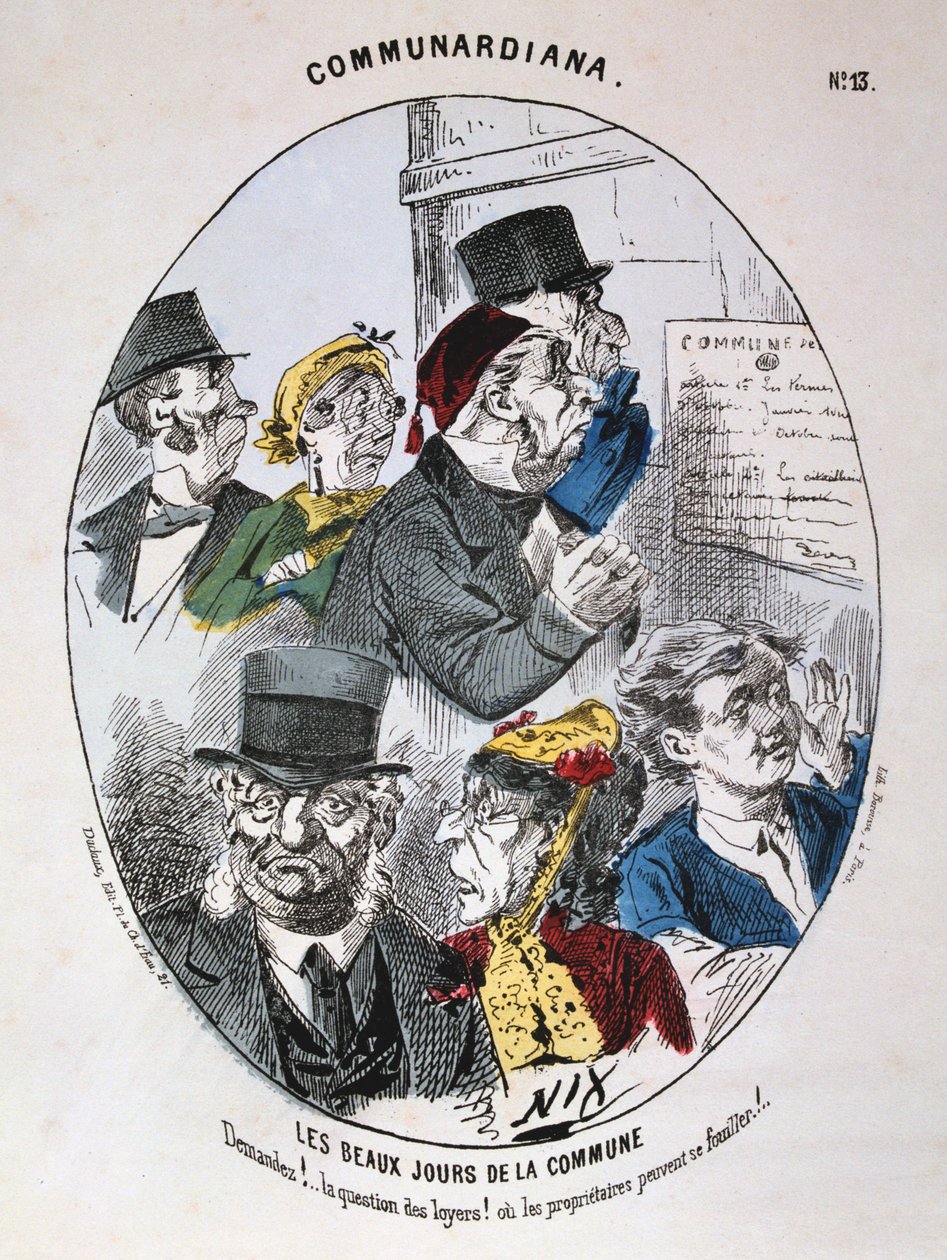 公社的美好日子，1871年 作者 不明