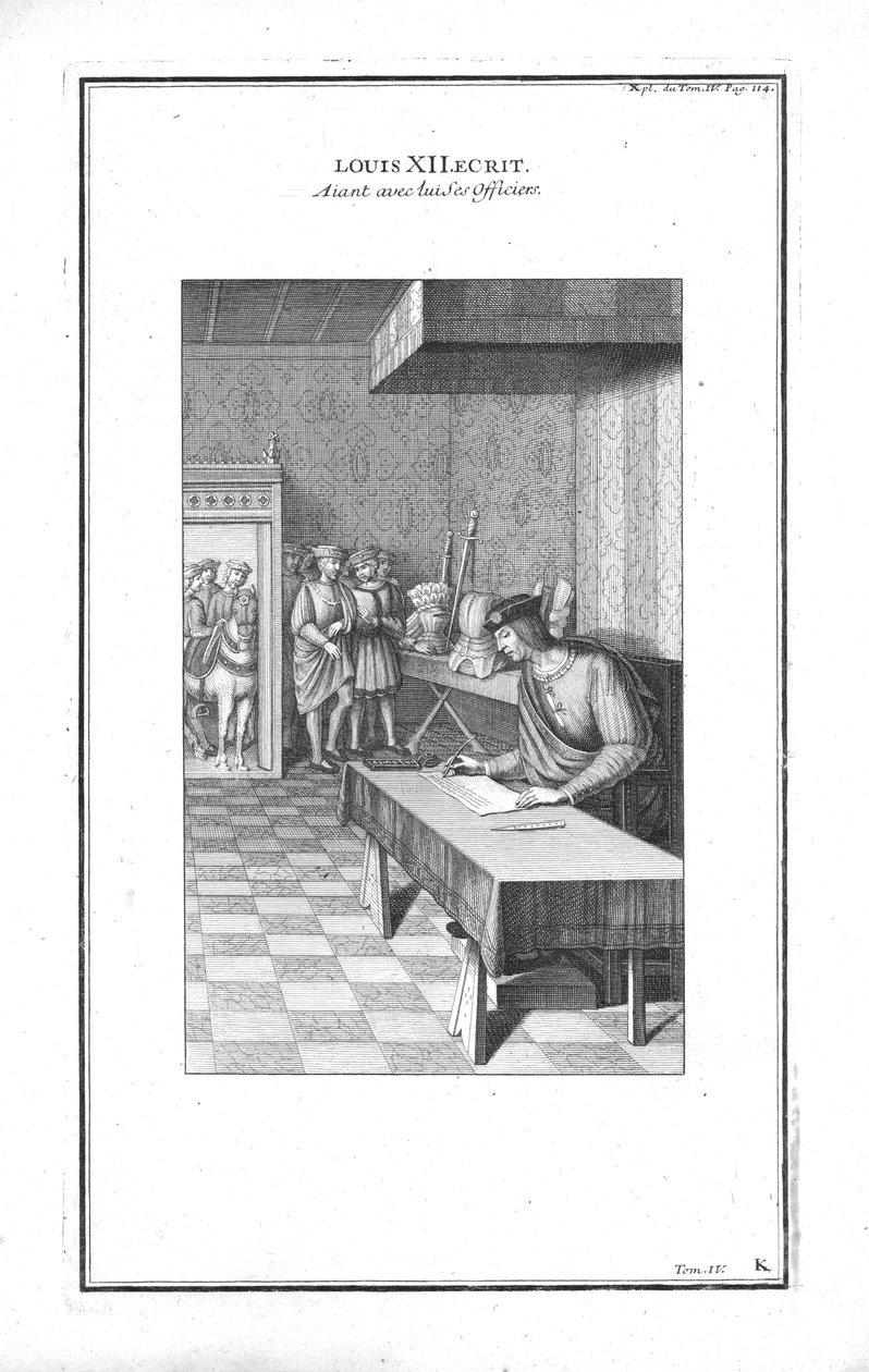 路易十二世，c1760。 作者 不明