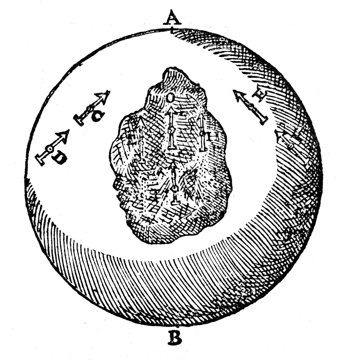磁性，1600年 作者 不明