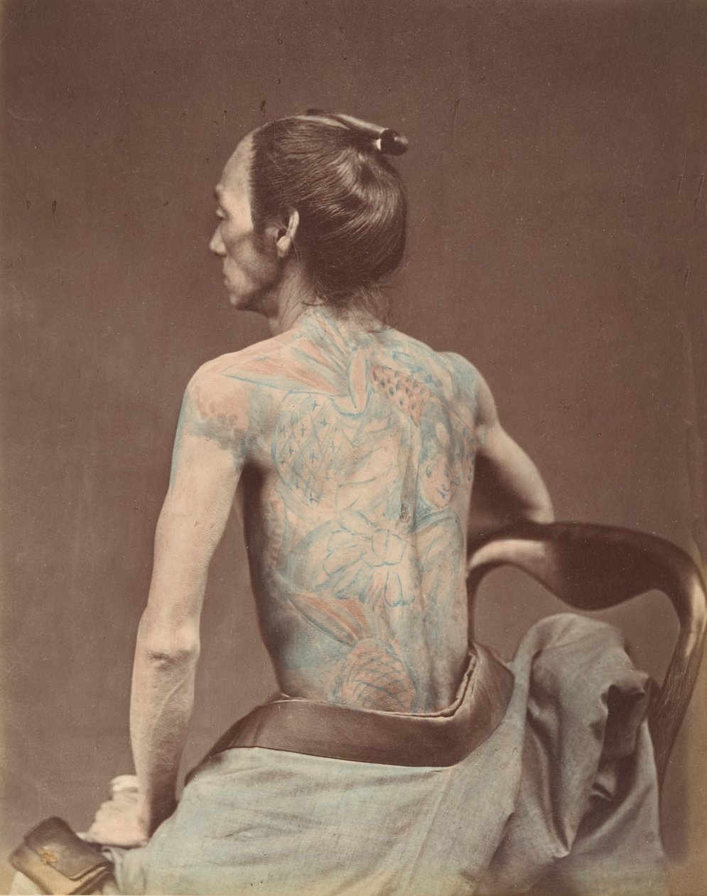 机械师的纹身，1870年代。 作者 不明