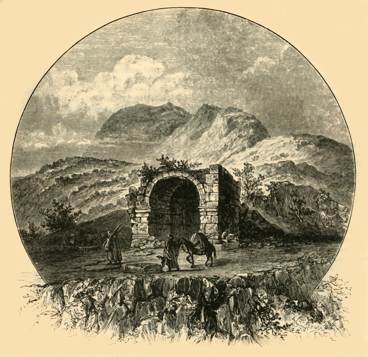 扎格罗斯山，1890年。 作者 不明