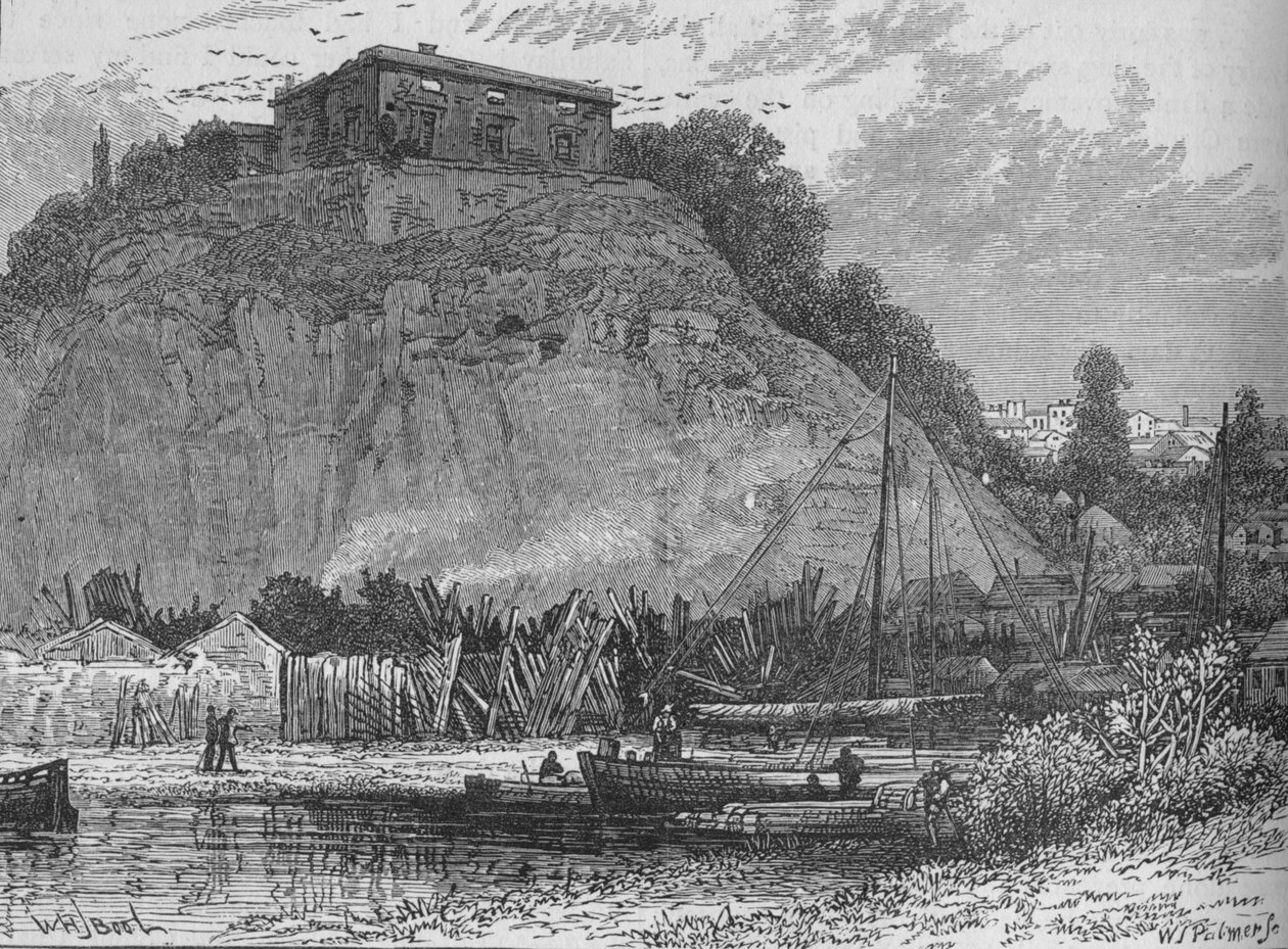 诺丁汉城堡，c1880 作者 不明