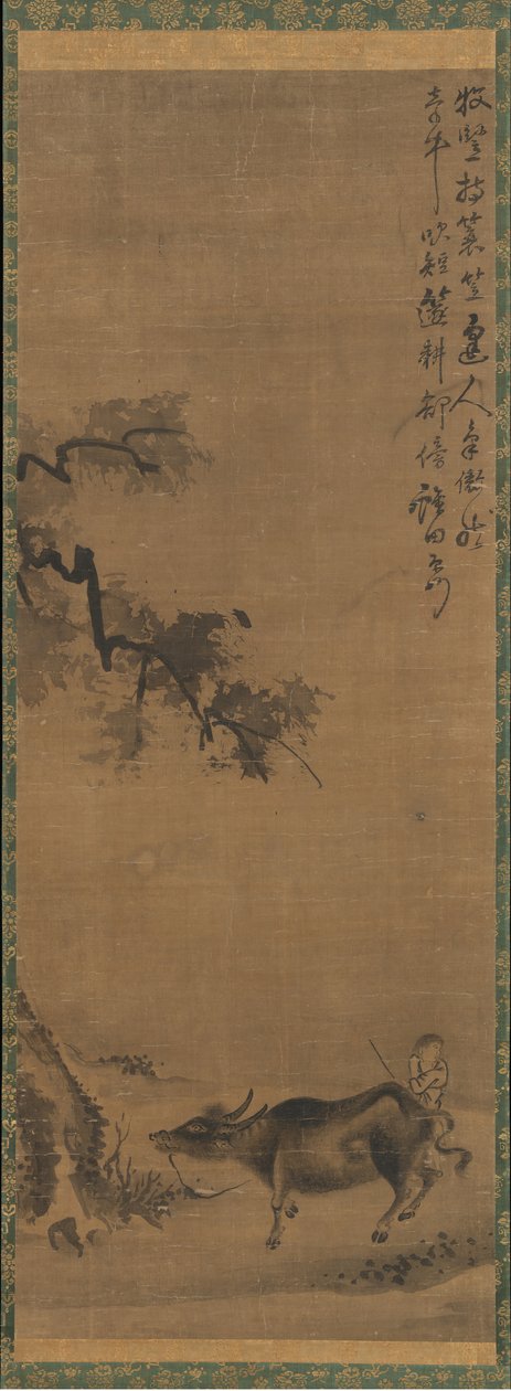 牛和牧羊人，13世纪末。 作者 不明