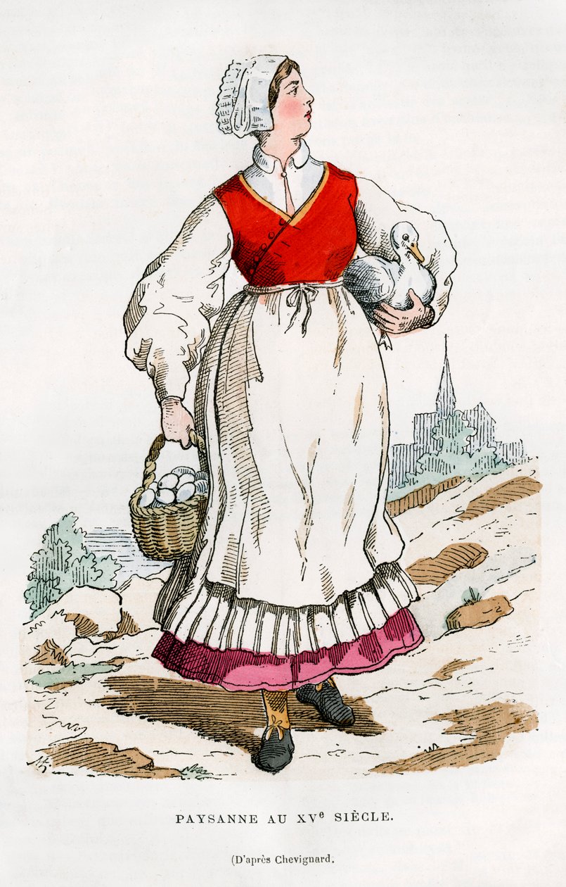 农民妇女，十五世纪1882-1884年 作者 不明
