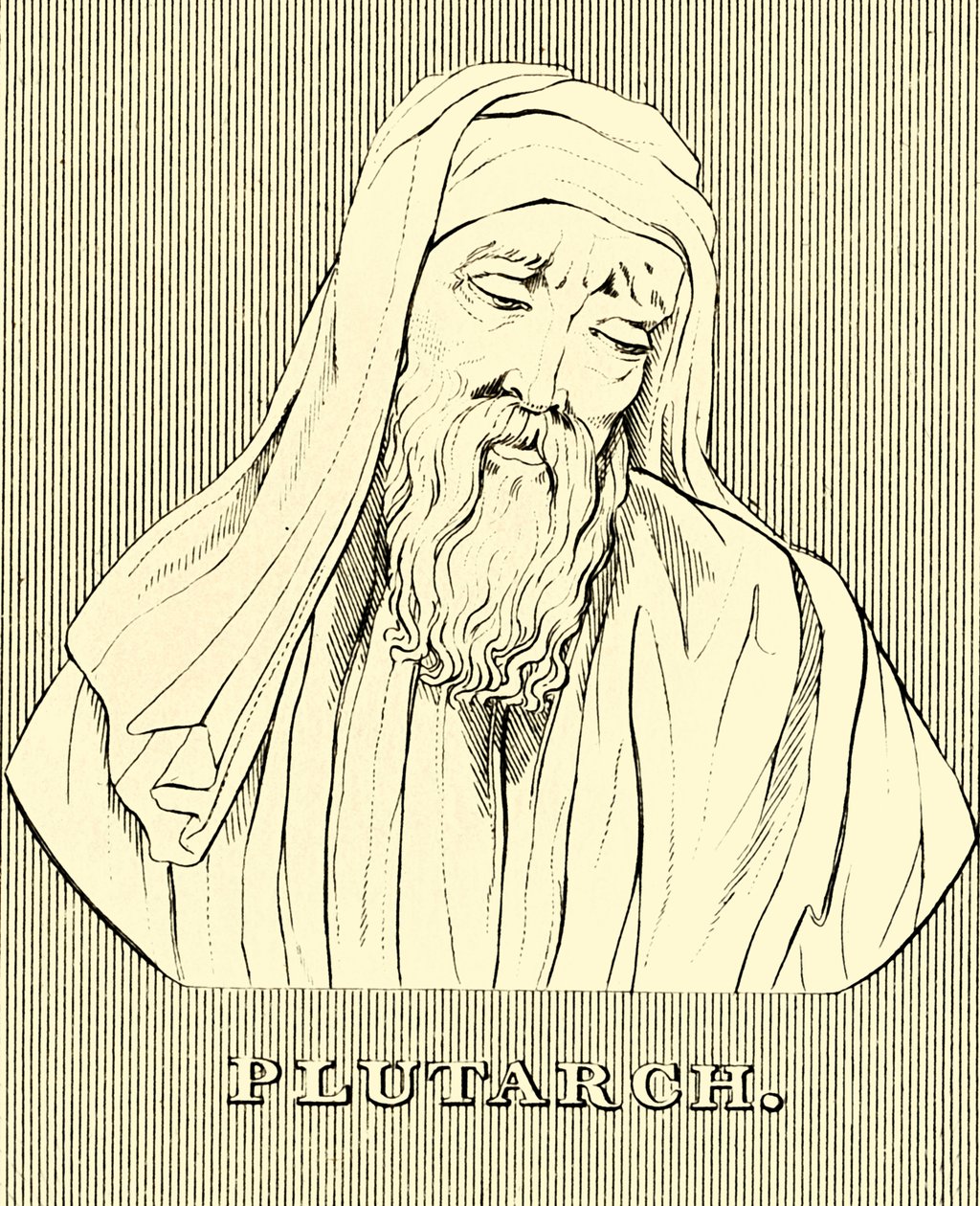 普鲁塔克（Plutarch），约AD46-c120，1830年。 作者 不明