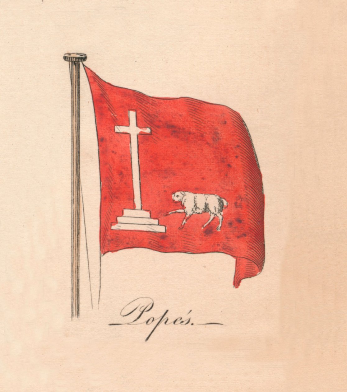 教皇，1838年 作者 不明