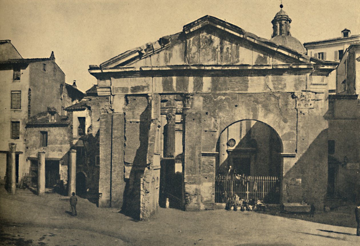 罗马-奥克塔维亚门廊，1910年 作者 不明