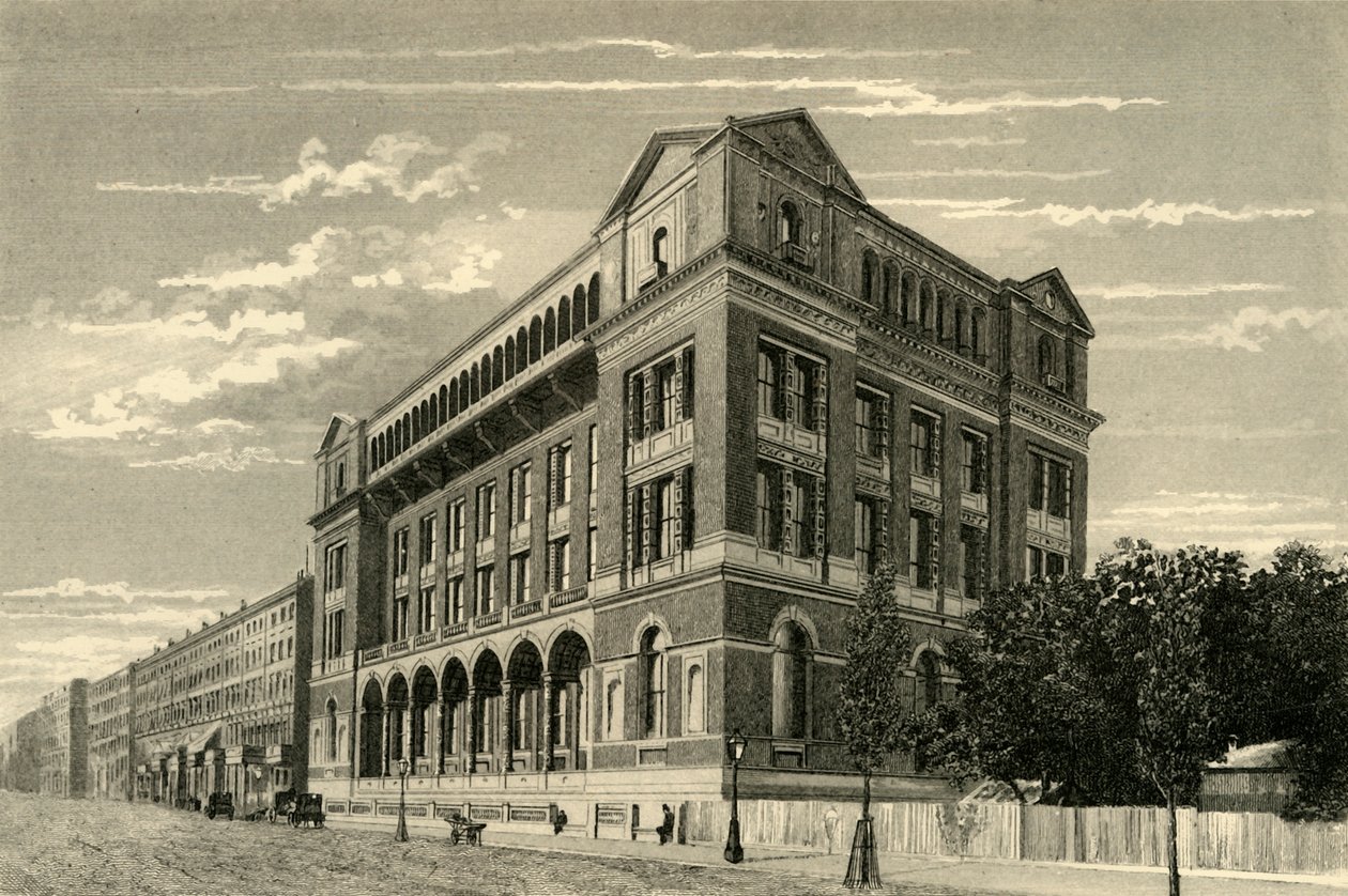 南肯辛顿皇家矿业学院，建于1876年。 作者 不明