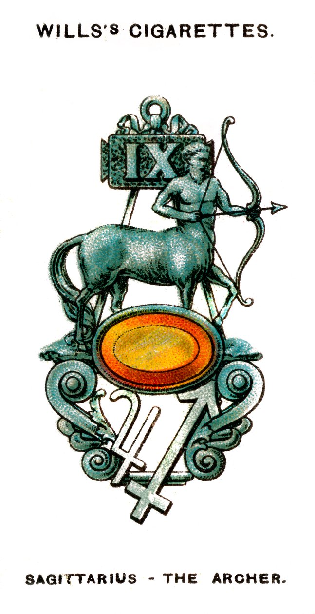 射手座，射手座，1923年 作者 不明
